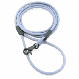 Hundeleine aus 6mm BioThane® Grau XXS