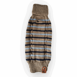 Strickpullover für kleine Hunde | Ringelchen Blau