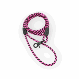 Hundeleine aus 6mm PPM 1,8 Meter BlackPink XXS Mini