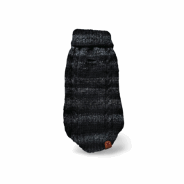 Strickpullover | Schwarz - Graumeliert