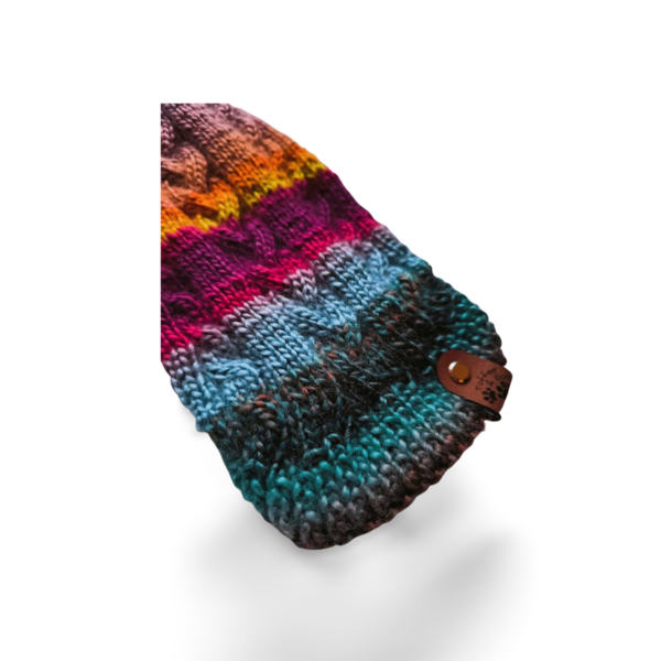 Strickpullover mit Rollkragen | Regenbogen – Bild 8