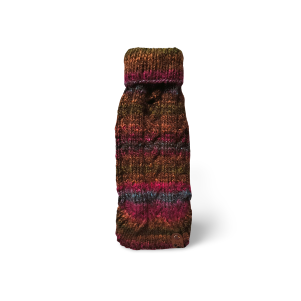 Strickpullover mit Rollkragen | Herbstliebe mit Zopfmuster für Mädels