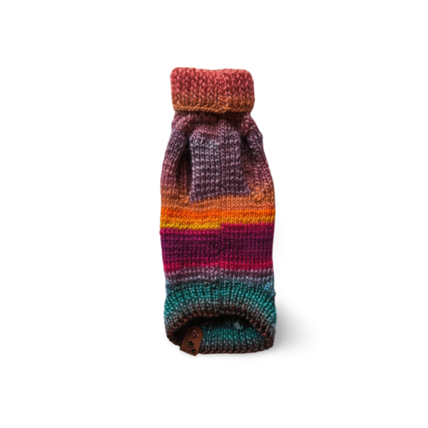 Strickpullover mit Rollkragen | Regenbogen – Bild 7