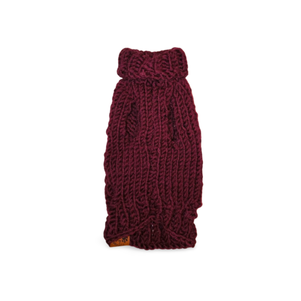 Strickpullover mit Rollkragen | Beere | RL 17cm | Mädels – Bild 2