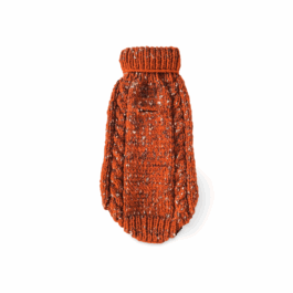 Strickpullover Rostrot mit Glanz | RL 30