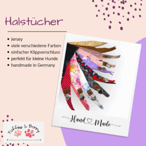 Hundehalstuch zum Wickeln | Jersey