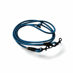 Hundeleine aus 6mm Paracord 1,8 Meter - petrol | verstellbar