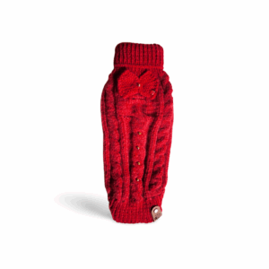 Strickpullover - Schleifchen | Rot | RL29