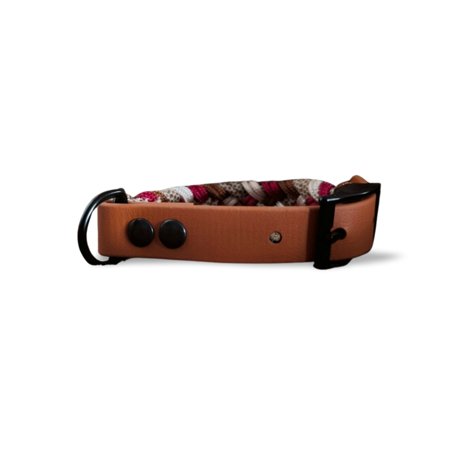 Halsband Paracord | verstellbar | braun-rot