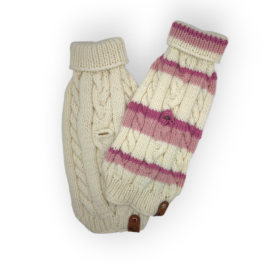 Strickpullover mit Rollkragen | Wunschpullover für Maja & Holly | RL28/29 | Geschirrloch (Y)