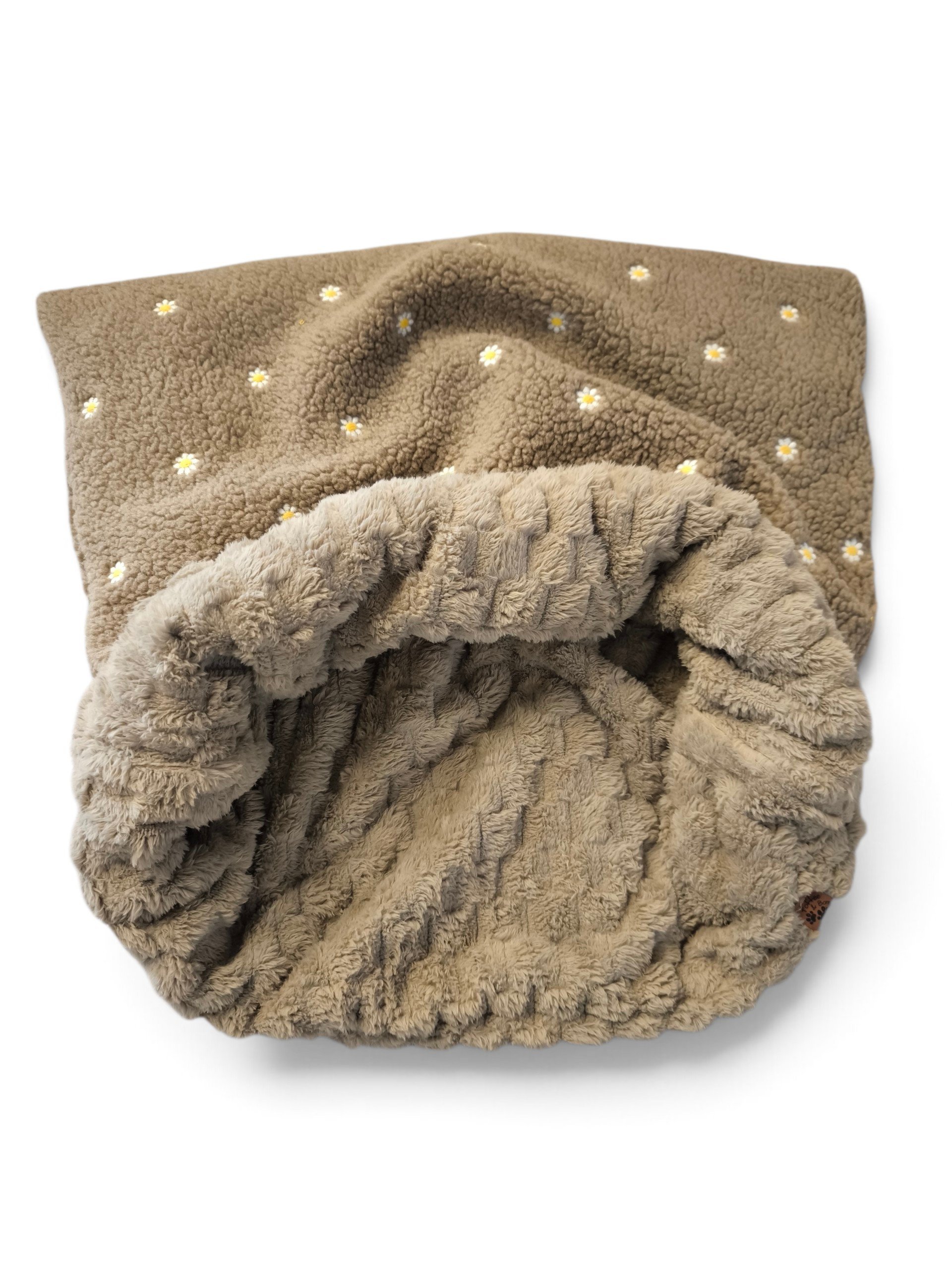 Kuschelsack | Blümchen braun – Bild 2