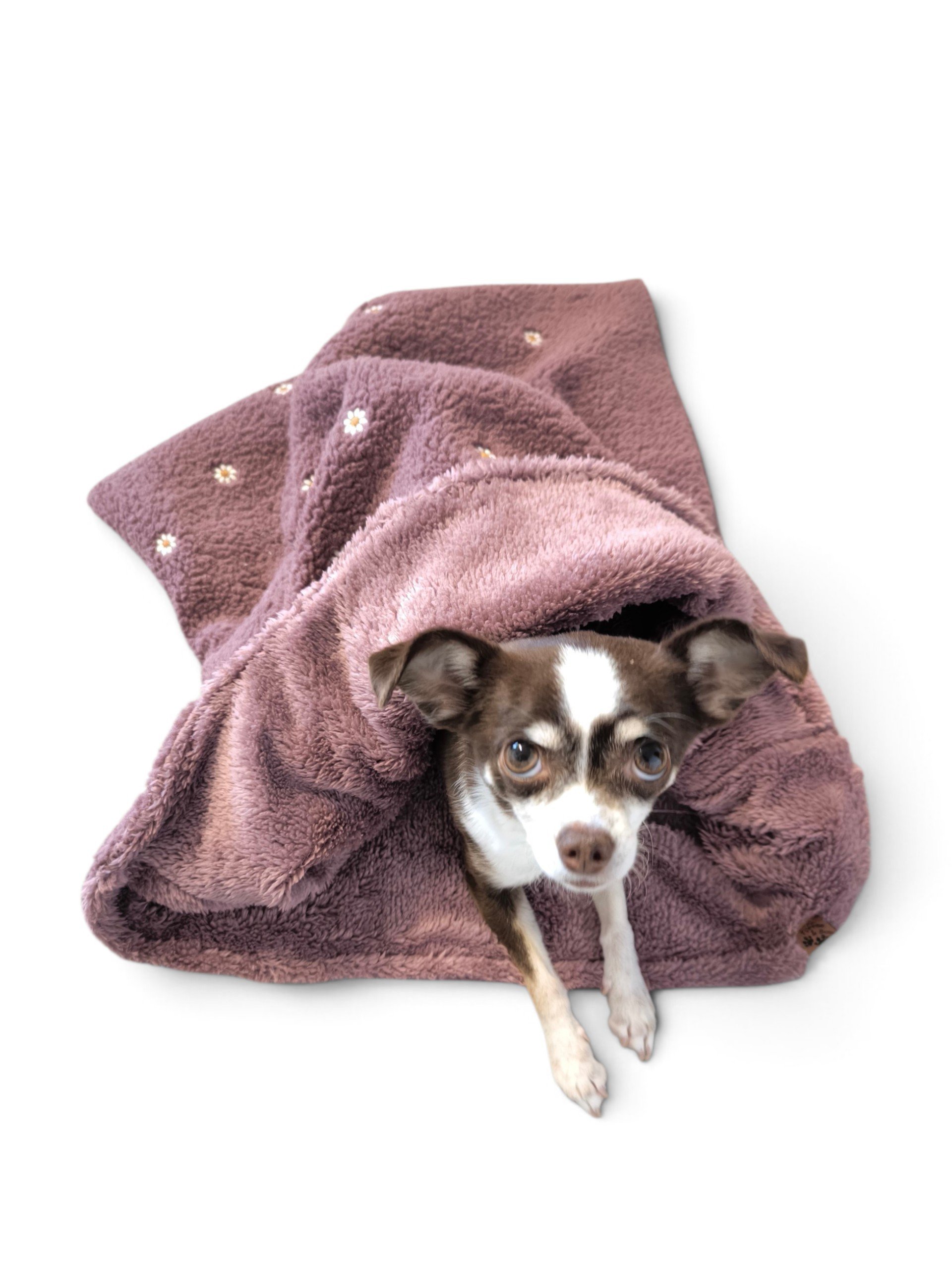 Kuschelsack | Blümchen Violett
