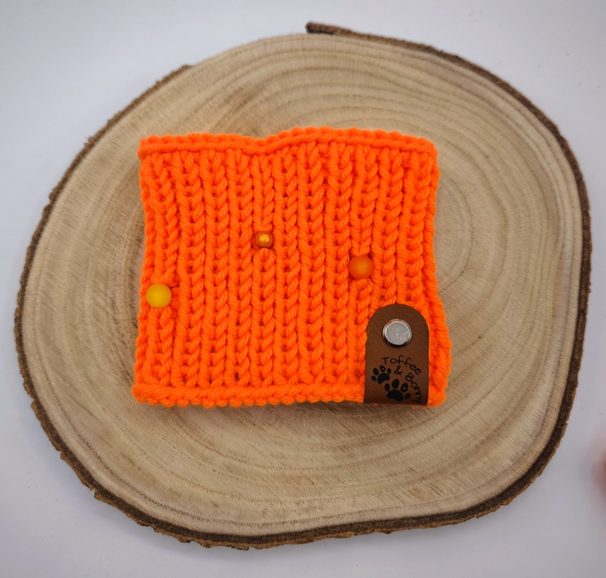 Hundeloop - Perlen Orange – Bild 2