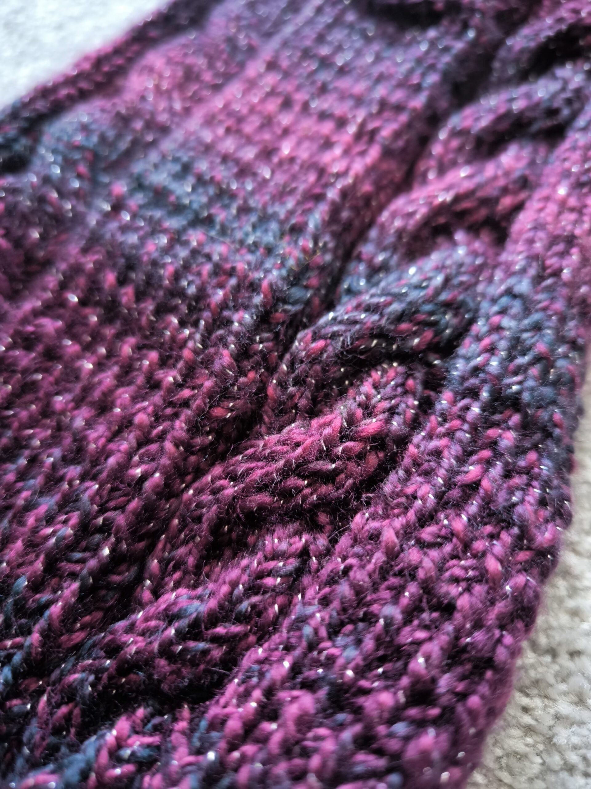 Hundepullover - Beere -Glitzer | Y-Geschirr | RL34/35 – Bild 3