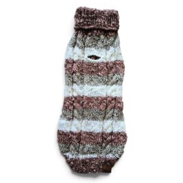 Hundepullover - Braun-Creme glanz | RL32/33