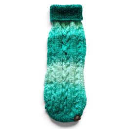 Hundepullover - Grün -Glitzer | Y-Geschirr | RL32/33