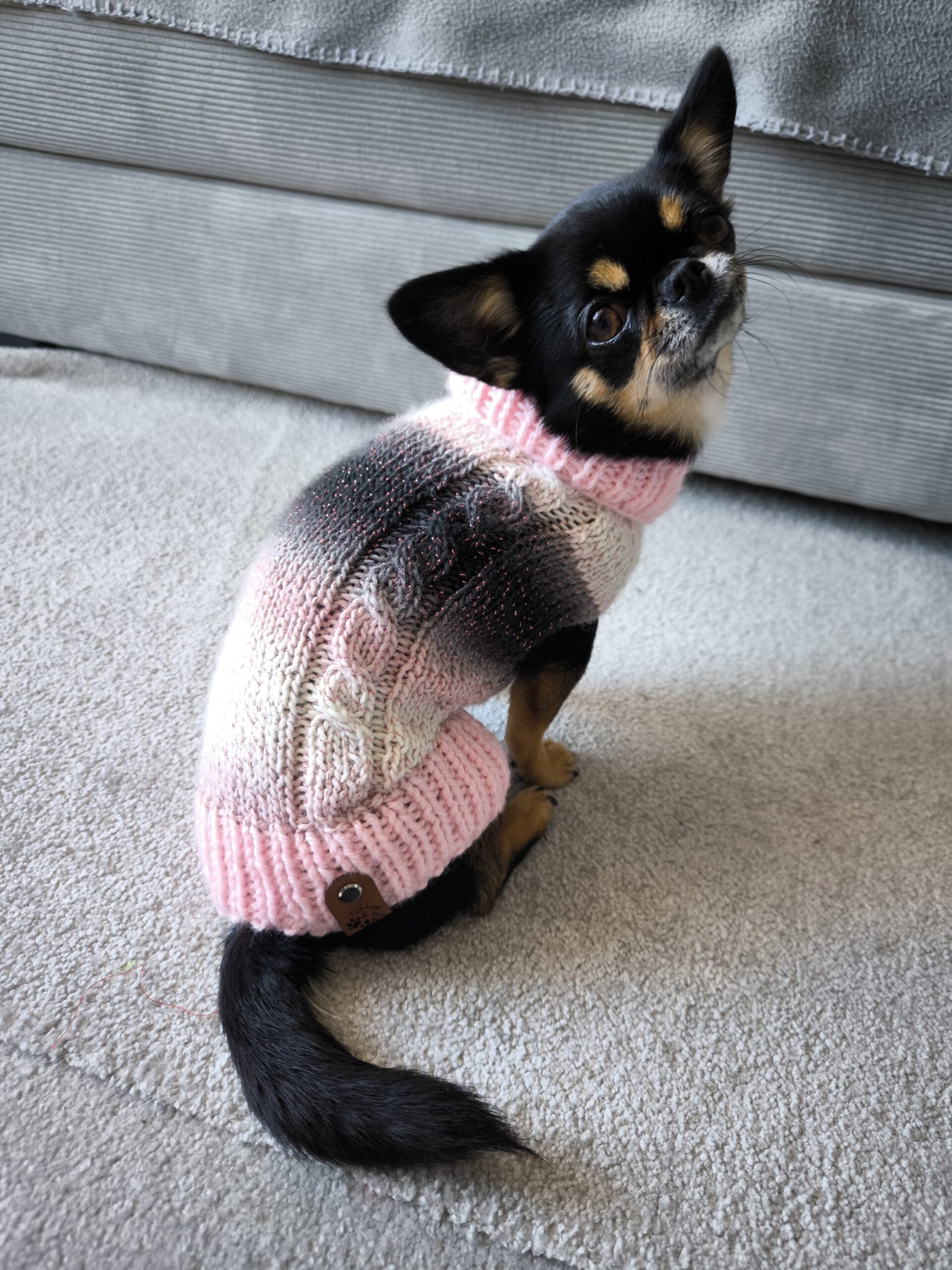 Hundepullover mit Rollkragen für Holly | RL27/28 – Bild 2